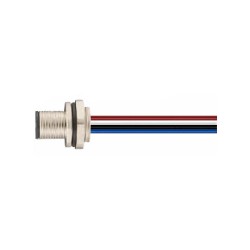 Connecteur mâle M12, 4 pol., codage B IP67, 4A, non-blindé